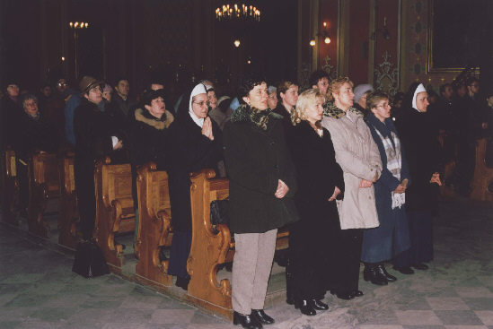 Msza w. w 25-lecie mierci Sugi Boej Anny Jenke, Jarosaw 15 luty 2001 r.