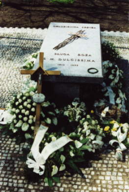 Sarkofag Sugi Boej S.M. Dulcissimy. Zdjcie zrobiono w dniu ekshumacji 8.04.2000.