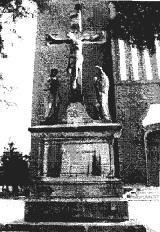 Krzy przy Kociele w Brzeziu nad Odr z 1909 r. 