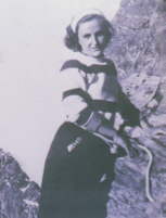 Św. Gianna podczas wspinaczki blisko Aiazzi na Monte Rosa w 1952 r.