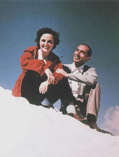Gianna i Piotr jako narzeczeni w kwietniu 1955 r. w Livrio. Fotografia pochodzi z prywatnych zbiorw Krystyny Zajc