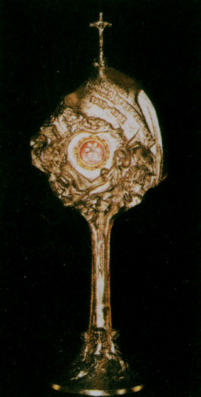Relikwiarz z relikwiami w. Joanny Beretty Molli zoony 26 maja 2004 r. w kaplicy pw. w. Jzefa Oblubieca na Osiedlu Kalinowym w Krakowie Nowej Hucie