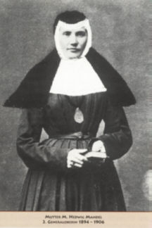 Mutter M. Hedwig Mandel 2. Generaloberin 1894-1906.