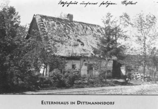 Elternhaus in Dittmannsdorf