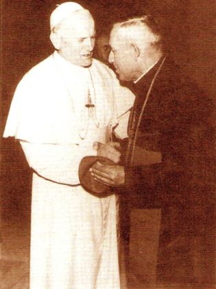 Wizyta ad limina apostolorum u Papiea Jana Pawa II. Fot. arch. Opublikowano w 'Naszym Dzienniku', w numerze 163 (2876) z dnia 14-15 lipca 2007 r.